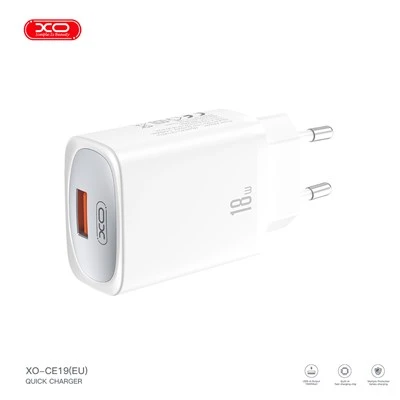 XO CE19 QC18W 1USB-A vit Chargement adaptè