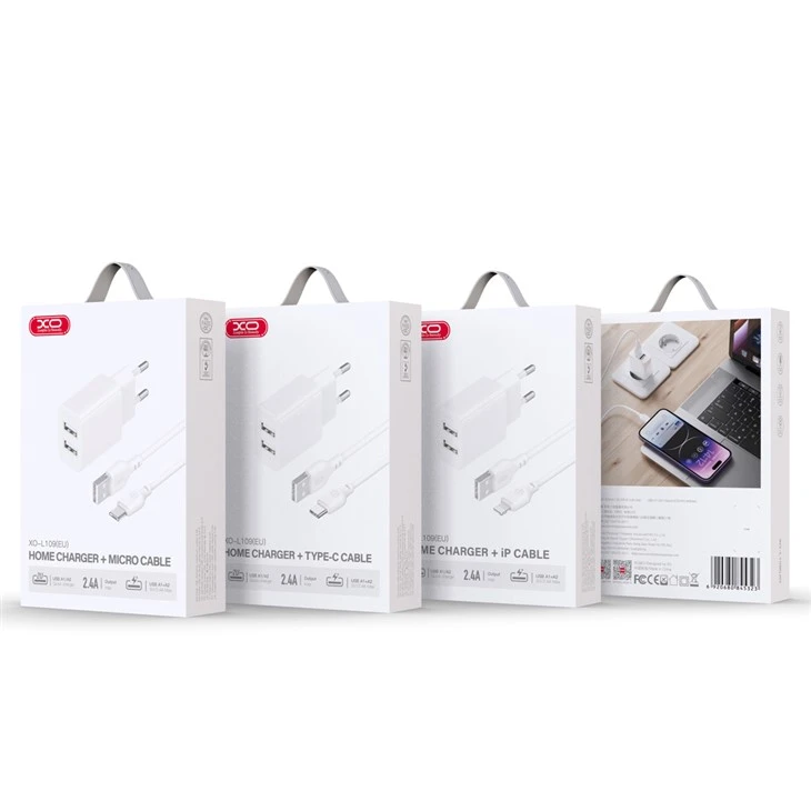 XO Doub Usb miray Charger 2.4A